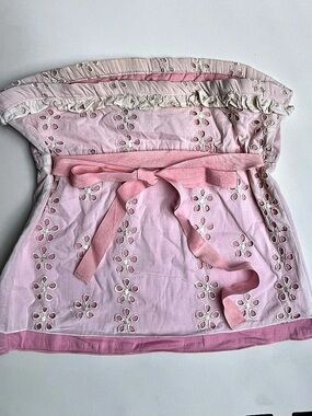 Angie Floral Pink Blouse Size Medium